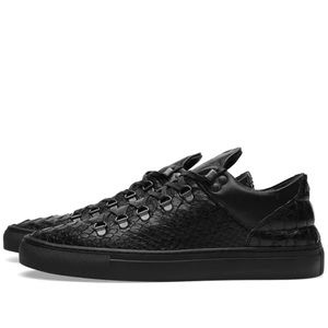 FILLING PIECES Mountain Cut Low Sneaker Genuine Python Leather